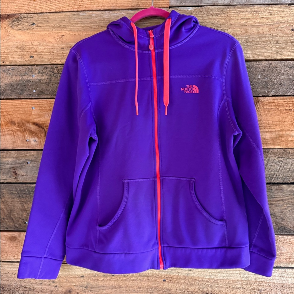 The North Face Purple & Hot Pink Accents Zip Up Hoodie Size L